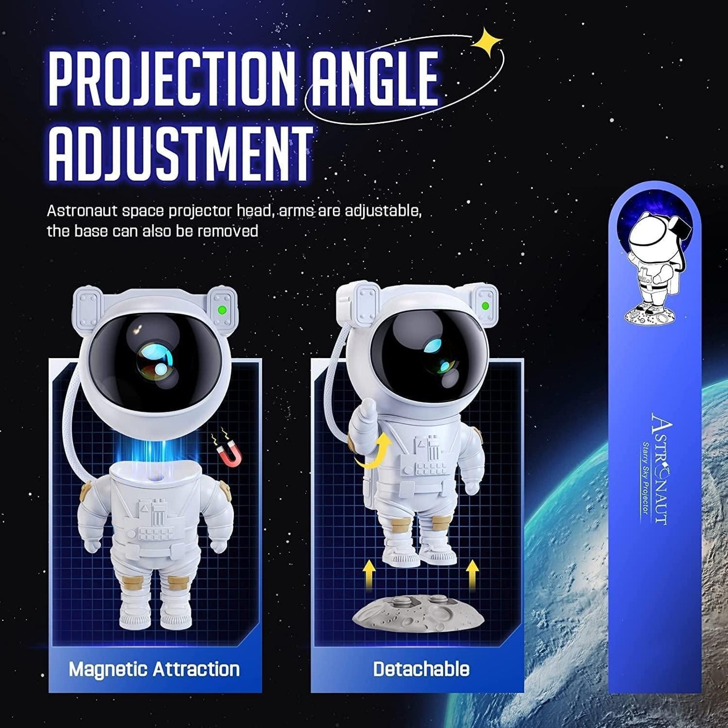 Rizztronaut Galaxy Projector